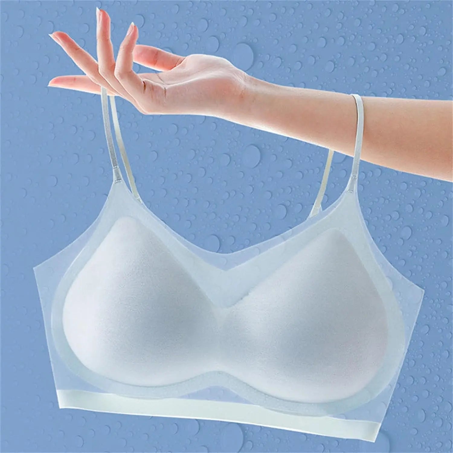 New Summer Seamless Ultra-Thin Ice Silk Bra Women Sexy Push Up Bra Intimates Wireless Bralette Underwear Air Cooling Brassiere